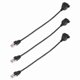 thumbnail image 1 of 3X RJ45 Hembra A Macho Adaptador de Cable de Extension de Red Montaje En Panel de 27 cm, 1 of 5