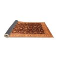 thumbnail image 2 of Ahgly Company Indoor Rectangle Oriental Orange Traditional Area Rugs, 2' x 4', 2 of 4