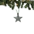 thumbnail image 3 of 8 Piece Shiny, Matte & Glitter Silver Star Christmas Ornament Decoration 2 Inch, 3 of 9