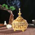thumbnail image 3 of Quemador de incienso de Metal de encaje creativo incienso de sándalo Ehuebsd artesanía de estilo europeo decoración del hogar, 3 of 9