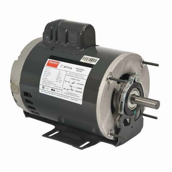 Dayton Motor,1/5, 3/4 HP,1,725/1,140 RPM,115V 5FTT1