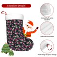 thumbnail image 5 of Disketp Daisies Flowers Christmas Stockings, Xmas Stocking for Family Holiday Season Décor, Personalized Holiday Indoor Decorations, 5 of 7
