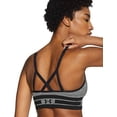 thumbnail image 4 of Under Armour Women's Seamless Longline Heather, Charcoal Medium Heat (019)/Black, Small, 4 of 6