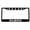 Black/Black/Silver, variant on Aloha Hawaii Hibiscus Floral Flowers Style Metal License Plate Frame Personalized/Car Accessories Car Tag Holder Cover (Chrome/Black/Yellow)