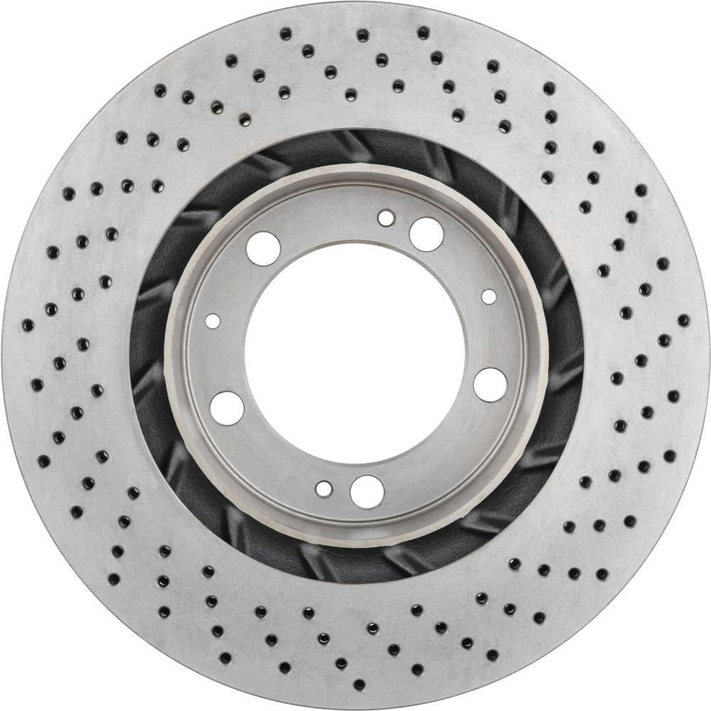 Front Driver Left Drilled Vented Brake Rotor 304mm Coated Brembo For Porsche 911 Fits select: 1995-1996 PORSCHE 911 CARRERA 2/CARRERA 4, 1997 PORSCHE 911 CARRERA 2/CARRERA 4S/CARRERA S