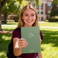 thumbnail image 6 of Light Green Pastel Lined Notebook 7.28 x 10.16 Inches, Tea Pattern Softcover Writing Journal, Single Bulk Stationery Notebook for Office Memos, Travel Journaling & Daily Schedule Tracking, 6 of 8