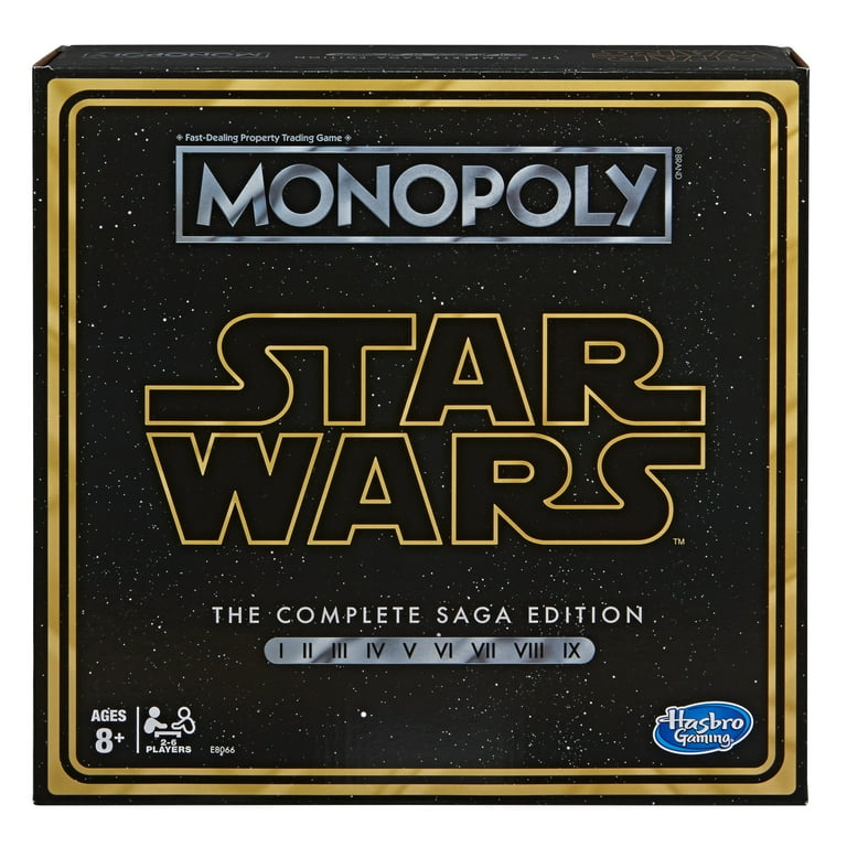 Hasbro's Monopoly: Star Wars Complete Saga Edition Board Game for