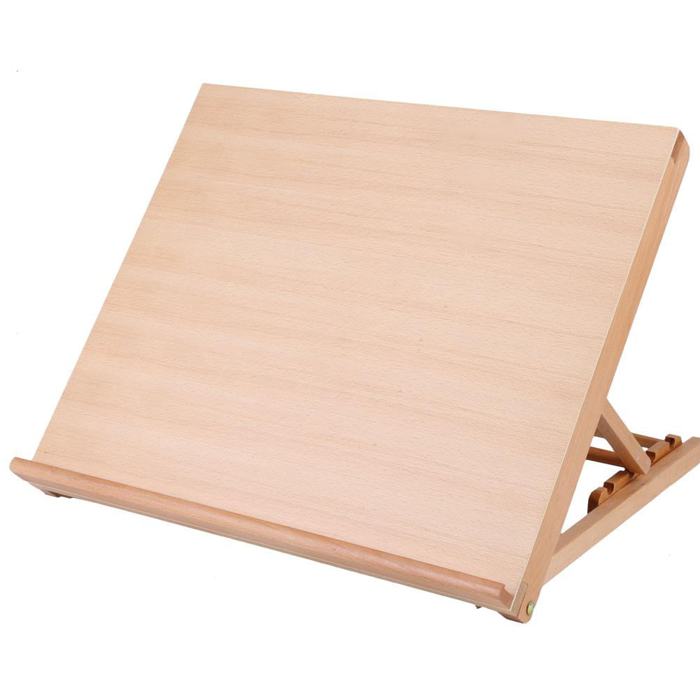 Multifunctional A2 Adjustable Desk Drawing Board Painting Table Easel Art Supply Students Kids Wood Drawing Board 