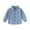 Blue, variant on Kiijoy Toddler Boys Long Sleeve Shirt Solid Color Button Down Dress Shirt, Sizes 3-4