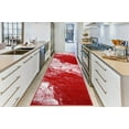 thumbnail image 2 of La Dole Rugs Pink White Red Abstract Rustic Modern Marble Pattern Area Rug For Living Room Bedroom Hallway Runner Tapis, 2 of 7