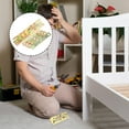 thumbnail image 5 of WORGEOUS  12 Pcs Bed Plate Hinge Buckle Bed-rail Hardware Supplies Golden, 5 of 8