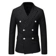 thumbnail image 2 of Mens Casual Blazer Jackets Single Button Long Sleeve Open Front Sports Jacket Temperament Slim Fit Lightweight Business Blazer, 2 of 4