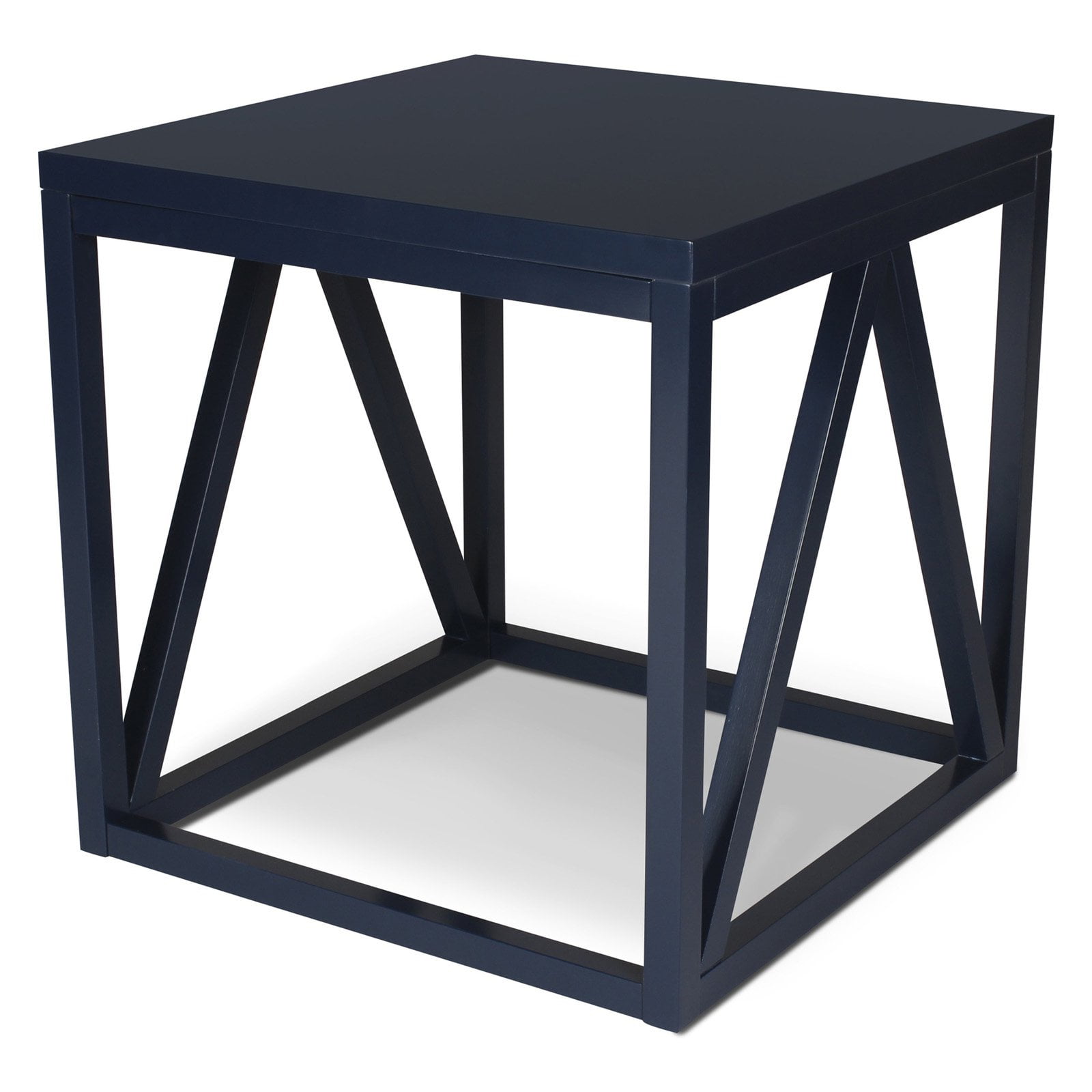 Kate And Laurel Kaya Wood Cube Side Table Walmart Com Walmart Com