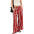 thumbnail image 2 of Stralyhd Wide Leg Pants Women Work High Waist Palazzo Pants 2026 Summer Trendy Trousers Pleated Loose Pant with Pockets Pink XL, 2 of 5