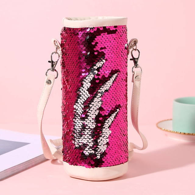 Xihbxyly Bolsa Térmica para Almuerzo con Lentejuelas, Elegante Bolsa Térmica para Almacenar Alimentos, Paquete de Hielo Portátil, Mantiene La Comida Fresca, Ideal para La Oficina o La Escuela, Tamaño