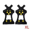 thumbnail image 1 of Advancent Tacos de hielo antideslizantes de 10 pernos, tacos para nieve, calzado para escalar, empuñaduras con puntas, cubierta para zapatos Escalada SG, 1 of 6
