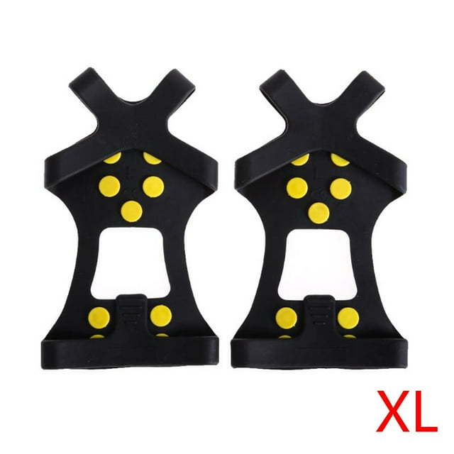 Advancent Tacos de hielo antideslizantes de 10 pernos, tacos para nieve, calzado para escalar, empuñaduras con puntas, cubierta para zapatos Escalada SG