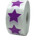 thumbnail image 1 of Autocollants Étoiles Lilas, Taille 1 Pouce, 500 Étiquettes par Rouleau, 1 of 1