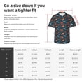 thumbnail image 3 of Picia Autumn Forest Animals Cute Gentle Cotton Regular Fit Short Sleeve Casual Hawaiian Shirt for Men-Medium, 3 of 8