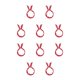 thumbnail image 1 of Sonducket Diadema con orejas de tela para niños, diadema Adorable de primavera para banquete de Pascua, tocado portátil, disfraz, decoración Tipo 7 10piezas, 1 of 6