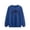 Blue, variant on Women's Sweatshirt Bubble Long Sleeve Sweatshirt Round Neck Texture Loose Long Top Pullover Sweatshirt with Soft Fabric Khaki S