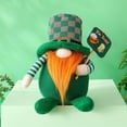 thumbnail image 1 of Decoraciones de gnomos del Día de San Patricio – Peluche de Leprechaun Irlandés hecho a mano, figurilla enana verde, decoración de bandeja escalonada con peso sentado, cuenco del tesoro o de 8, 1 of 7