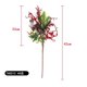 thumbnail image 1 of Nvzi 3 ramas de agujas de pino artificiales, púas de pino de vegetación falsa navideña con tallos de bayas rojas, ramitas de pino de Norfolk de vegetación falsa para manualidades de bricolaje, K, 1 of 3