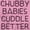 Pink, variant on Chubby Babes Cuddle Better Cute Pudgy Romper Boys or Girls Infant Baby Brisco Brands 12M