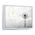 thumbnail image 2 of Designart " Dandelion Natures simplicity I" Floral Floater Framed Canvas Art Print, 2 of 7