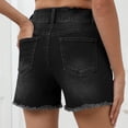 thumbnail image 5 of Summer Denim Hot Shorts Women High Waist Loose Comfy Pants Summer Casual Fashion Daily Jeans with Pockets, 5 of 5