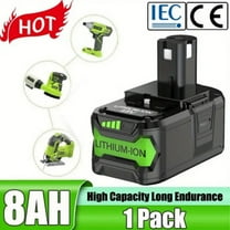 MINGSCI P108 8.0Ah Replacement for Ryobi 18V Battery Lithium P104 P105 P102 P103 P107 P109 P108 Compatible with Ryobi Battery 18Volt Cordless Tools