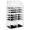 thumbnail image 1 of Organizador de maquillaje y cosméticos Casafield, vitrina para guardar joyas, juego de cajones apilables de acrílico, 1 of 7