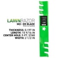 thumbnail image 3 of LawnRAZOR Toothed Blade 46 inch for Husqvarna YTH 1746 3 Pack 810-CBL2263D, 3 of 7
