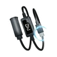 thumbnail image 1 of Mini DC Adapter Cable with Digital Display, 100W High-Power PD Charging, Waterproof & Heat-Resistant, 7-Inch Durable Cable, Quick Plug-and-Play, 1 of 8