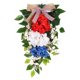 thumbnail image 2 of Hydrangea Swag Wreath Primavera Verano Floral Seda Flor Swag Garnd para puerta dentera Farmhouse Swag Colgador de puerta decorativo Teardrop Swag perfecl botín de lágrima, 2 of 8
