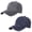 GREY+blue, variant on 2Pcs Men Women Baseball Cap-Low Profile Adjustable Washed Cotton Golf Dad Hat