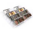 thumbnail image 3 of Organizador de cajón de especias de acrílico transparente de 8 piezas, inserto de cajones para frascos de condimentos, bandeja para estante de especias de cocina para cajón, 3 of 6