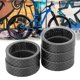 thumbnail image 2 of 5uds Espaciador de dirección Espaciadores de vástago Mate Negro Adecuado 1 1/8 Pulgadas Vástago para Bicicletas 10mm, 2 of 6