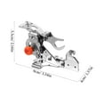 thumbnail image 5 of Sewing Machine Presser Foot Metal Silver for DIY Sewing and Quilting Perfect for Beginners 1 Piece, 5 of 6
