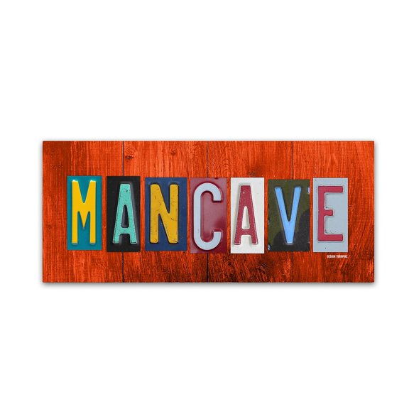 Trademark Fine Art 'Man Cave' Canvas Art by Design Turnpike