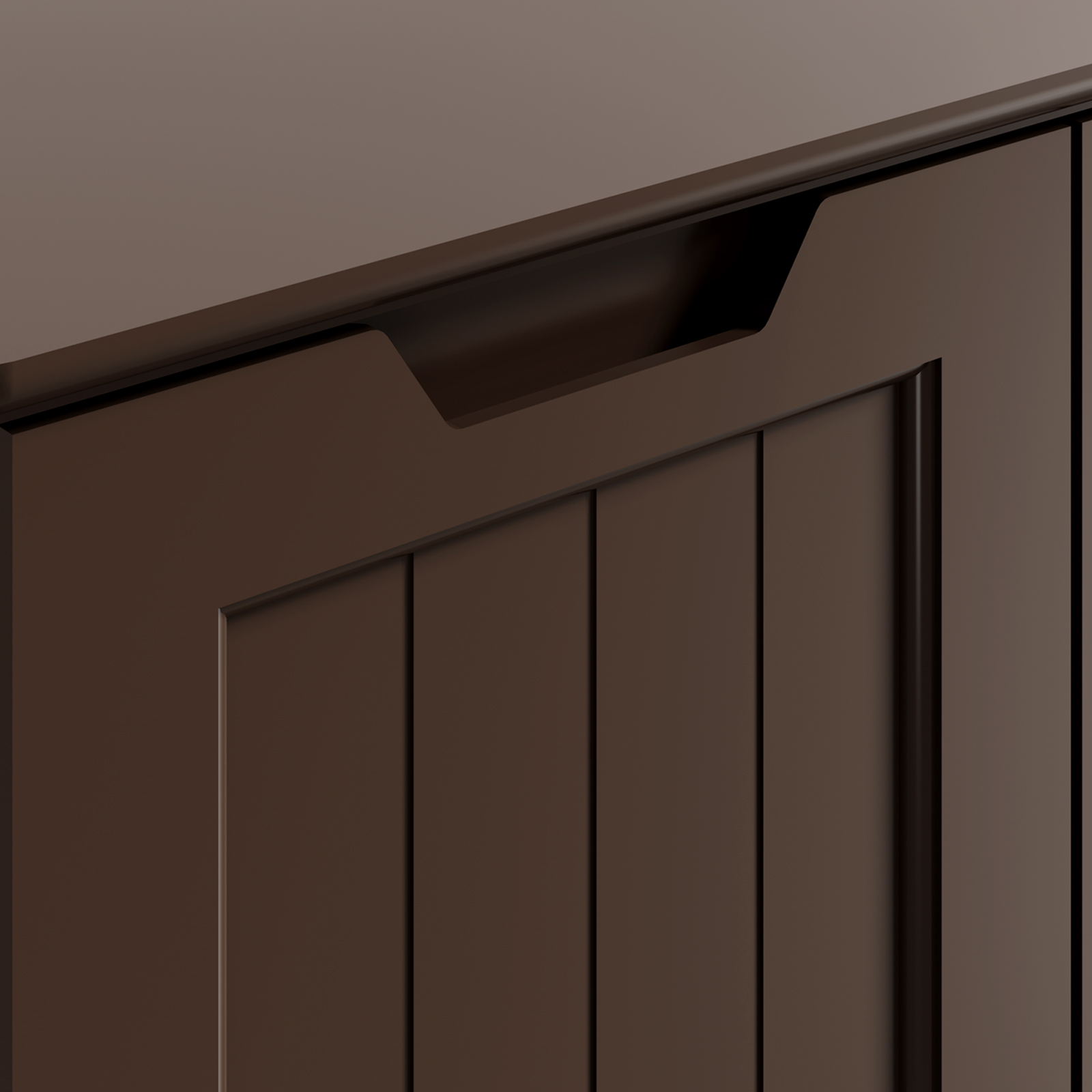 Pantry Storage Cabinet with 2 Drawers，Asofer 47" Kitchen Small Food Pantry Cabinet for Dining Room, Dark Brown