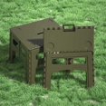 thumbnail image 3 of Mesa de camping plegable de plástico portátil, mesa liviana, mini mesas de centro para picnic, viajes en coche, caminata natural, equipo para acampar al aire libre, 3 of 4