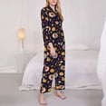 thumbnail image 3 of Sigee Turkey And Autumn for Women’s Pajama Sets Long-Sleeved Pjs Sets for Women 2 piece Sleepwear-Large, 3 of 7