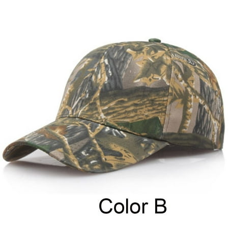 Outdoor Visor Camouflage Hunting Military Tactics Camo Army Sun Hat Men Baseball Cap COLOR B