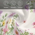 thumbnail image 6 of Cloth Napkins Set of 8 - 20x20 Inches, Pink Purple Flower Washable Reusable Table Napkins, Spring Farmhouse Country Floral Leaf Soft & Absortbent Dining Napkin for Party Wedding Hotel Restaurant, 6 of 8