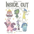 thumbnail image 2 of Men's Inside Out How Are You Feeling  Baseball Graphic Tee White/Black Small, 2 of 4