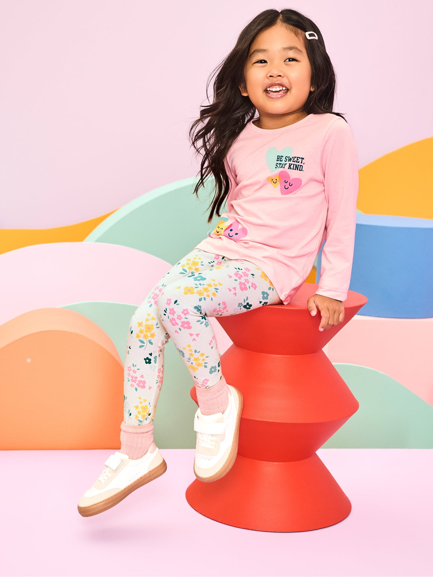 Garanimals Baby & Toddler Girls Leggings, Single & 3-Pack, Sizes 0-6T