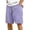 Purple, variant on Uwinwear Mens Corduroy Shorts Casual Elastic Waist Drawstring Summer Beach Loose Fit Shorts Big And Tall Short Pants with Pockets