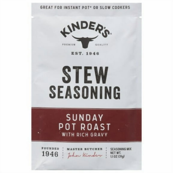 2X - Kinders Sunday Pot Roast with Rich Gravy Stew Seasoning