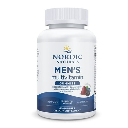 Nordic Naturals Men s Multivitamin Gummies  Mixed Berry - 60 Gummies